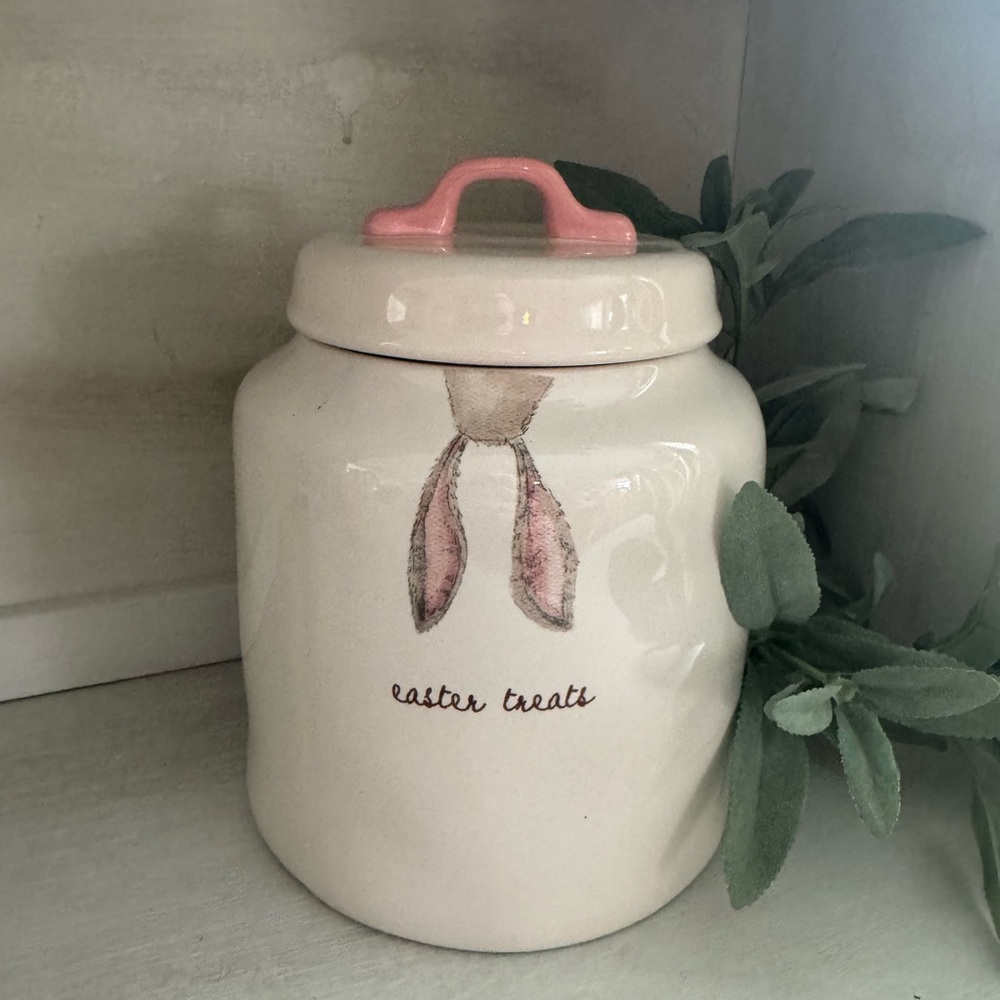 Rae Dunn Artisan Collection Easter Treats Bunny Canister